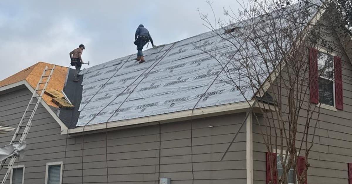 Residential roof replacement by DFW Roofers in McKinney, Texas